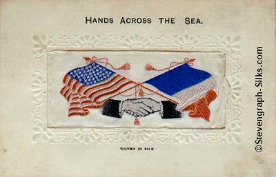 Hands Across the Sea postcard