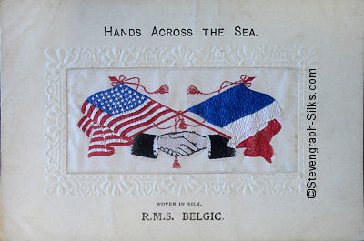 Hands Across the Sea postcard