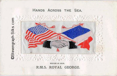 Hands Across the Sea postcard