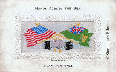 Hands Across the Sea postcard