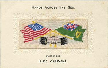 Hands Across the Sea postcard