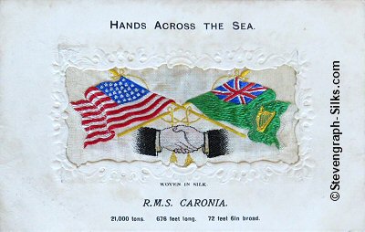 Hands Across the Sea postcard