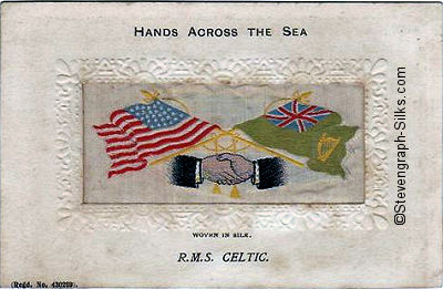 Hands Across the Sea postcard