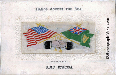 Hands Across the Sea postcard