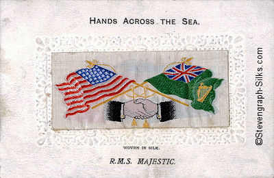 Hands Across the Sea postcard