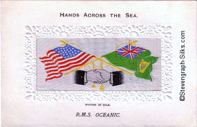 Hands Across the Sea postcard