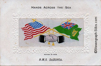 Hands Across the Sea postcard