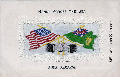 Hands Across the Sea postcard